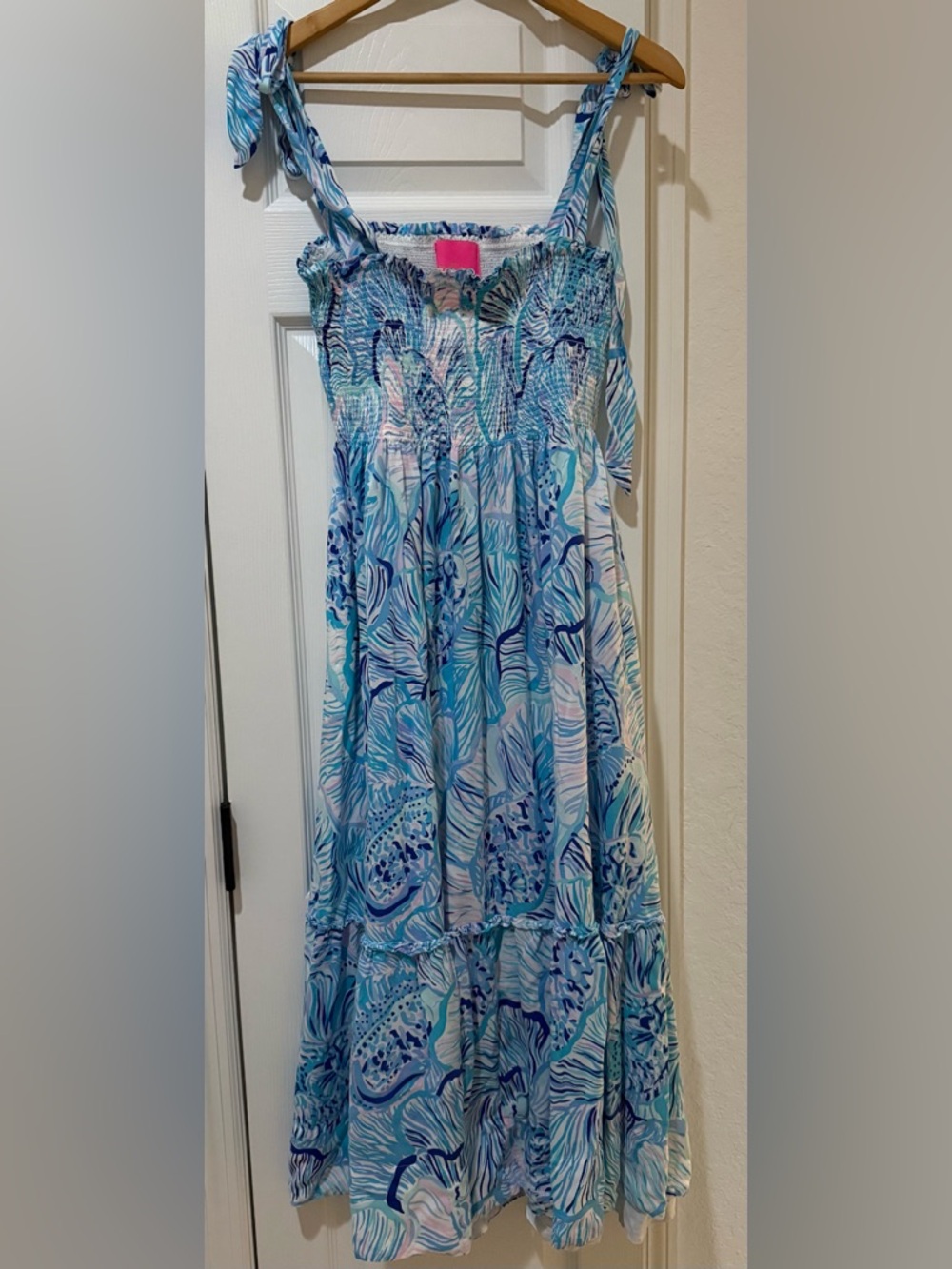 Lilly Pulitzer Blue Print Maxi Dress